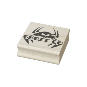 Ghost Go Spooky Jahreszeit Gummistempel