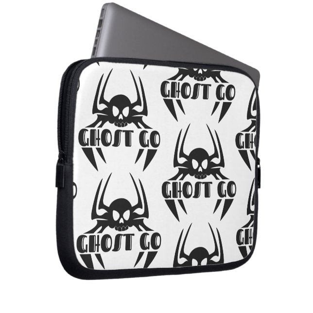 Ghost Go Spooky Jahreszeit Laptopschutzhülle (Vorne Rechts)