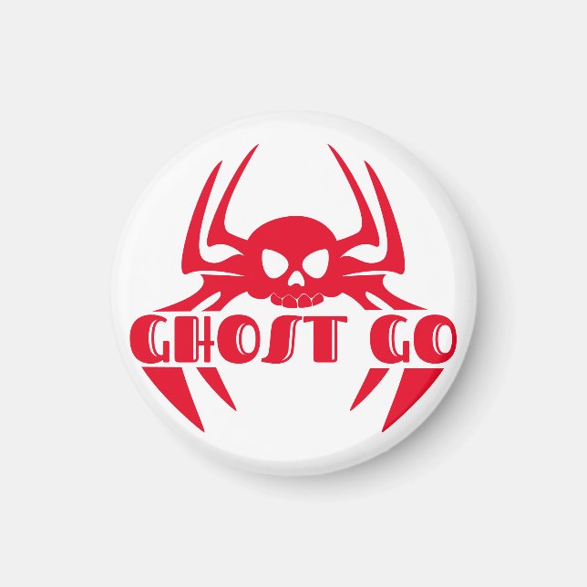 Ghost Go Spooky Jahreszeit Magnet (Vorne)