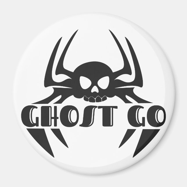 Ghost Go Spooky Jahreszeit Magnet (Vorne)