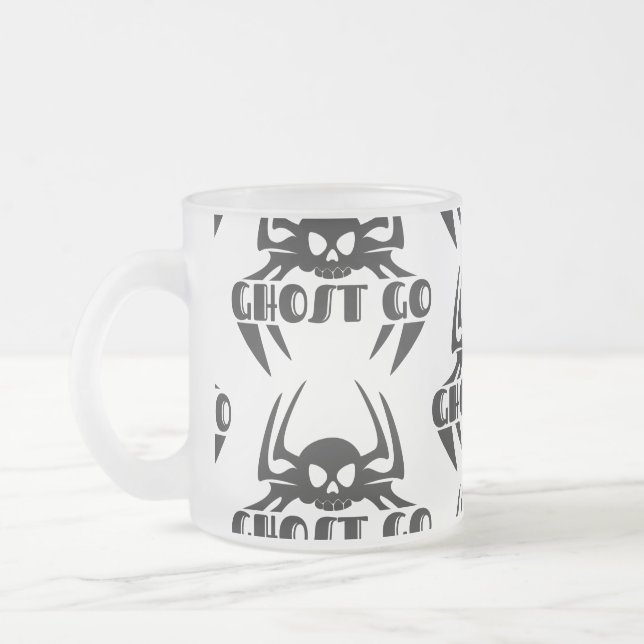 Ghost Go Spooky Jahreszeit Mattglastasse (Links)