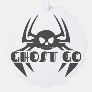 Ghost Go Spooky Jahreszeit Ornament Karte