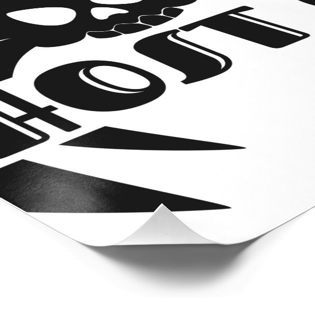 Ghost Go Spooky Jahreszeit Poster (Ecke)