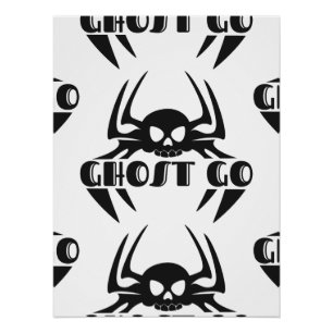 Ghost Go Spooky Jahreszeit Poster