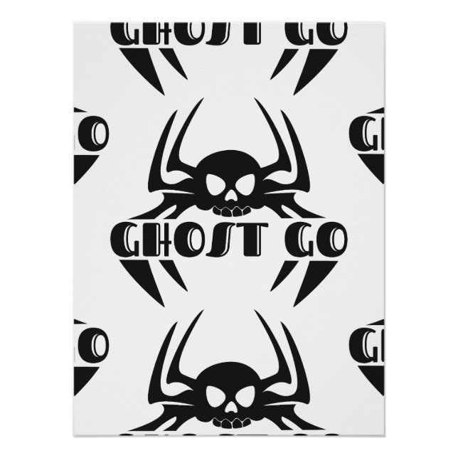 Ghost Go Spooky Jahreszeit Poster (Vorderseite)