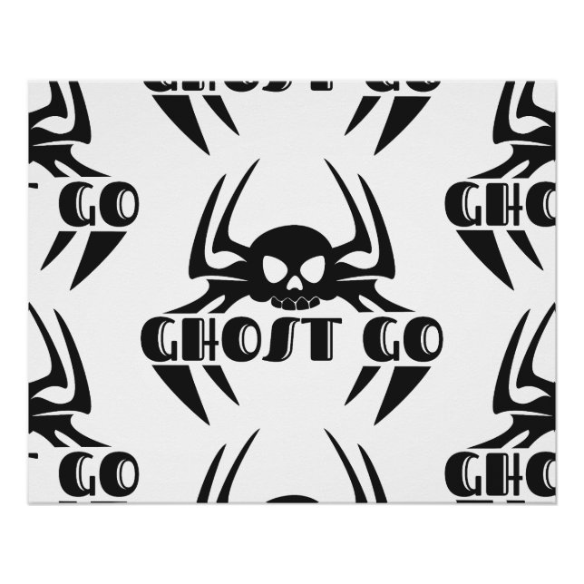 Ghost Go Spooky Jahreszeit Poster (Vorderseite)