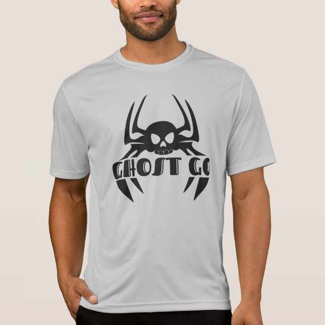 Ghost Go Spooky Jahreszeit T-Shirt (Vorderseite)
