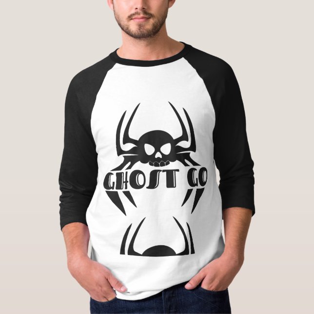 Ghost Go Spooky Jahreszeit T-Shirt (Vorderseite)