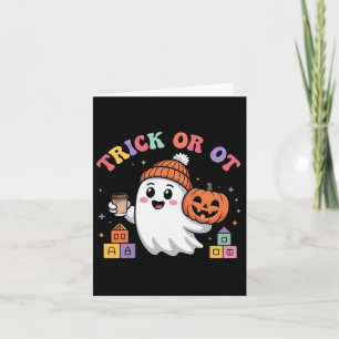 Ghost Hall für Trick oder Ot Spooky-Arbeitstherapi Karte
