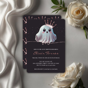 Ghost Halloween Baby Dusche Little Boo Einladung