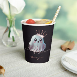 Ghost Halloween Baby Dusche Little Boo Pappbecher