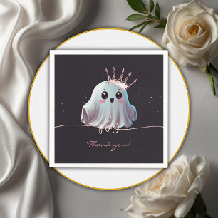 Ghost Halloween Baby Dusche Little Boo Serviette