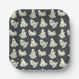 Ghost Halloween Baby Dusche Pappteller