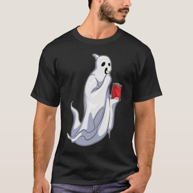 Ghost Halloween Chips T-Shirt (Vorderseite)