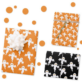 Ghost Halloween Geschenkpapier Set