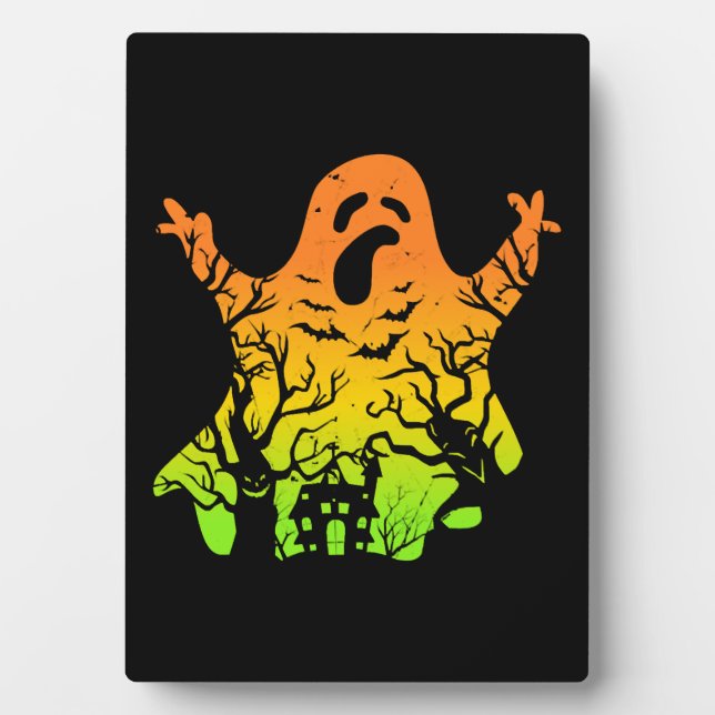 Ghost Halloween Ghost Halloween Spookween G Fotoplatte (Vorderseite)