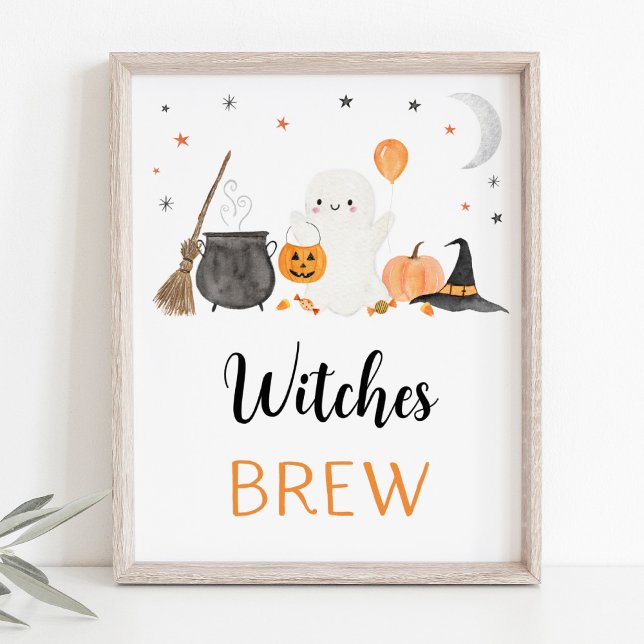Ghost Halloween Hexen Brew Drinks signieren Poster (Von Creator hochgeladen)