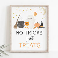 Ghost Halloween No Tricks Nur Leckereien signieren
