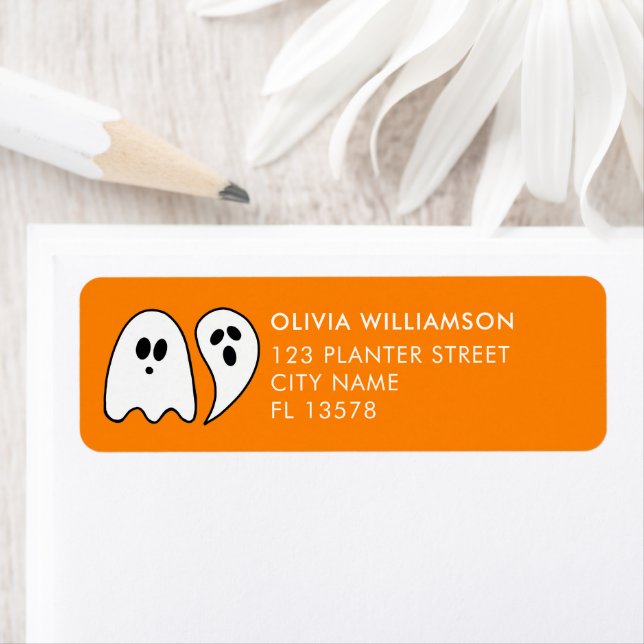 Ghost Halloween Orange (Insitu)