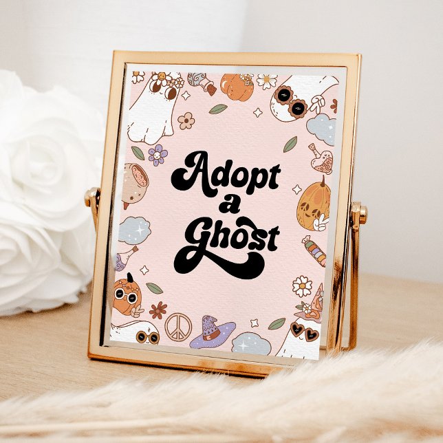 Ghost Halloween Party adoptiert Poster (Von Creator hochgeladen)