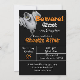 Ghost-Halloween-Party Einladung