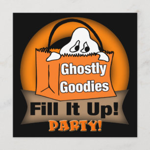 Ghost-Halloween-Party-Einladung Einladung
