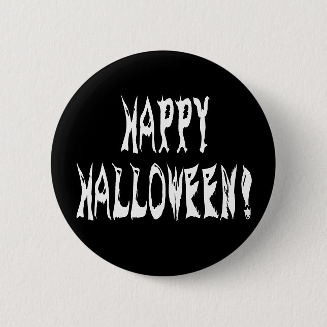 Ghost Halloween Text Button (Vorderseite)