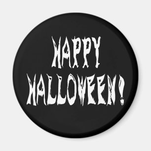 Ghost Halloween Text Magnet