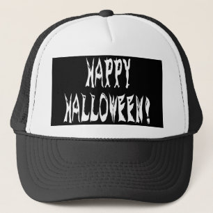 Ghost Halloween Text Truckerkappe