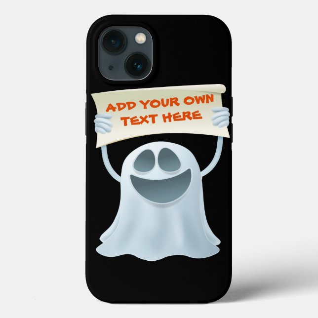 Ghost-Haltetext Case-Mate iPhone Hülle (Rückseite)