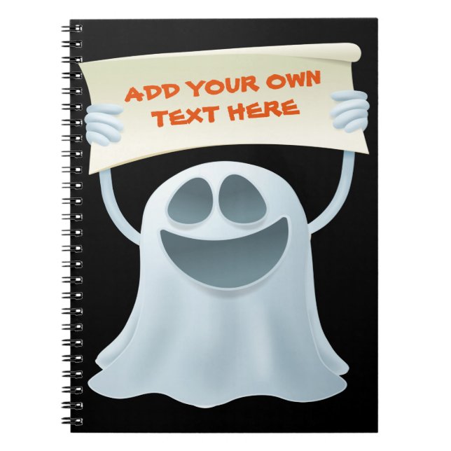 Ghost-Haltetext Notizblock (Vorderseite)