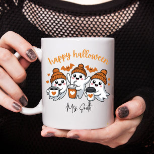 Ghost Happy Halloween Teacher Gift Tasse