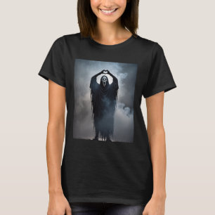 Ghost Heart Hands Beängstigend Face Horror Poster T-Shirt