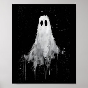 Ghost Horror Spirit Spooky Beängstigend Halloween  Poster