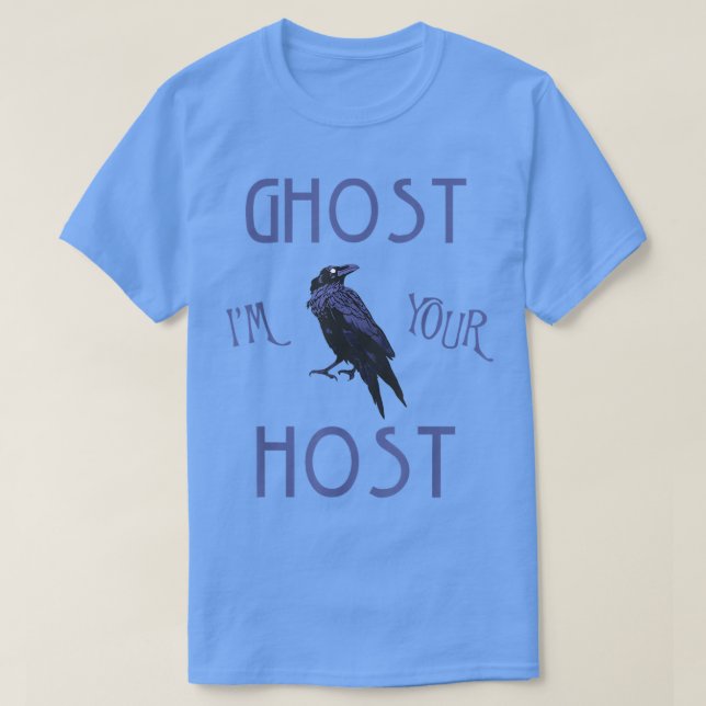 Ghost Host Foolish Mortals Beängstigend Themenpark T-Shirt (Design vorne)