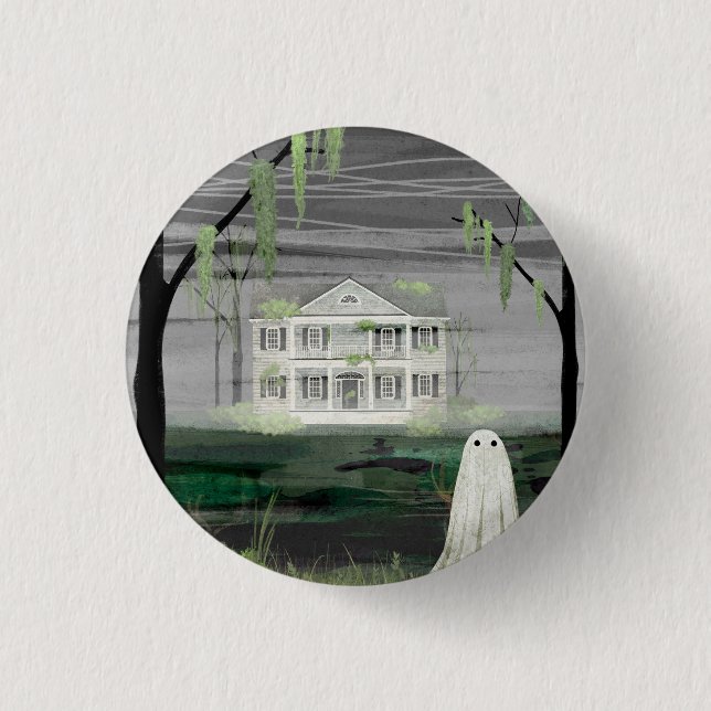 Ghost House Button (Vorderseite)