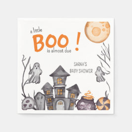 Ghost House Halloween Baby Shower Fall Thema Serviette