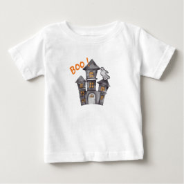 Ghost House Halloween Kinderdusche Baby T-shirt