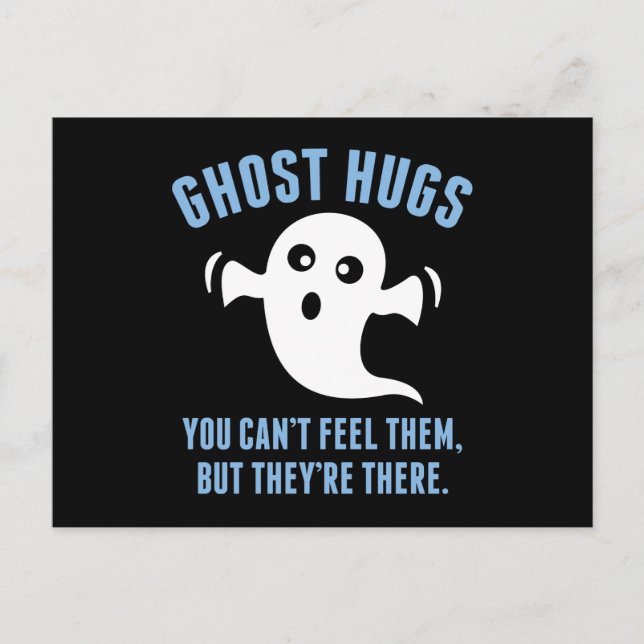 Ghost Hugs Postkarte (Vorderseite)