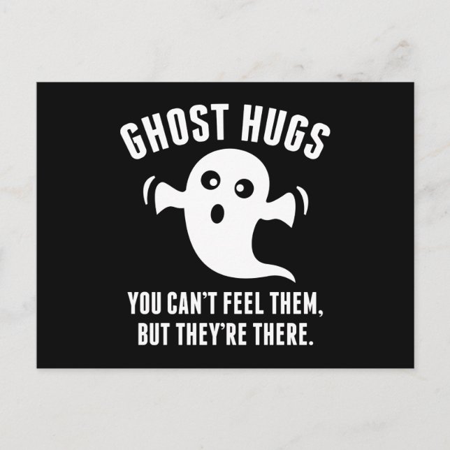 Ghost Hugs Postkarte (Vorderseite)