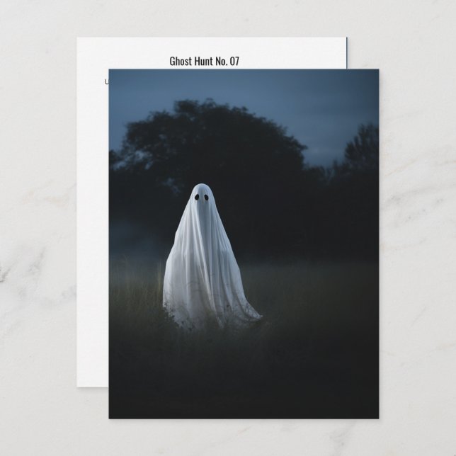 Ghost Hunt Nr. 07 Dankeskarte (Vorne/Hinten)
