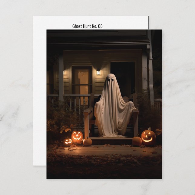 Ghost Hunt Nr. 08 Dankeskarte (Vorne/Hinten)