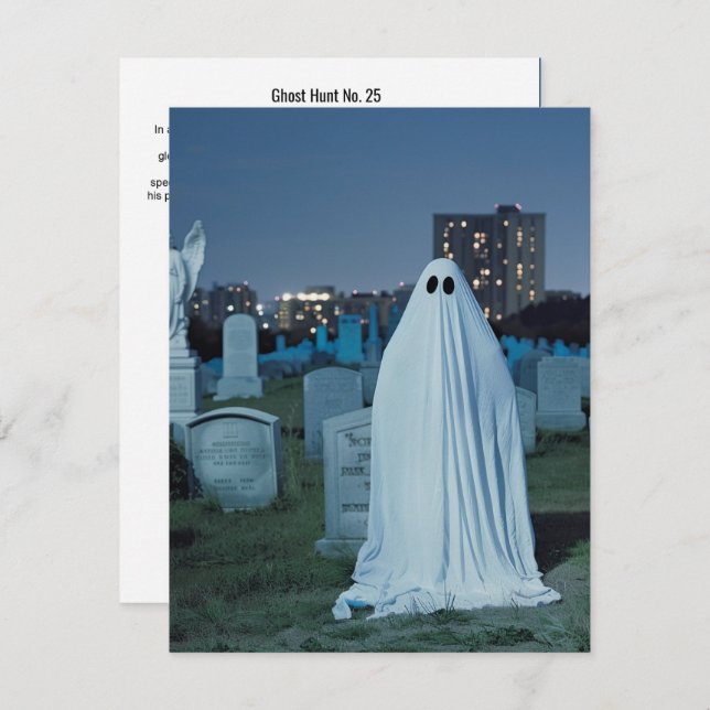Ghost Hunt Nr. 25 Dankeskarte (Vorne/Hinten)