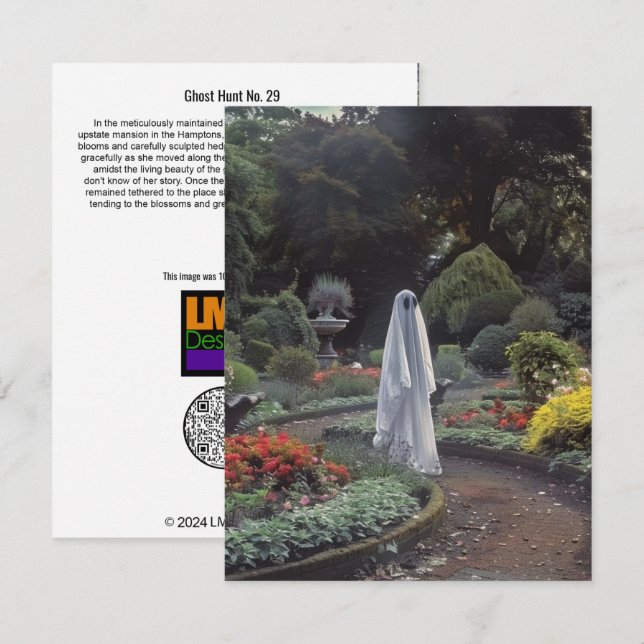 Ghost Hunt Nr. 29 Dankeskarte (Vorne/Hinten)