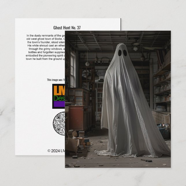 Ghost Hunt Nr. 37 Dankeskarte (Vorne/Hinten)