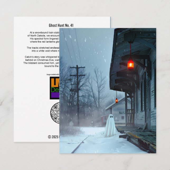 Ghost Hunt Nr. 41 Dankeskarte (Vorne/Hinten)