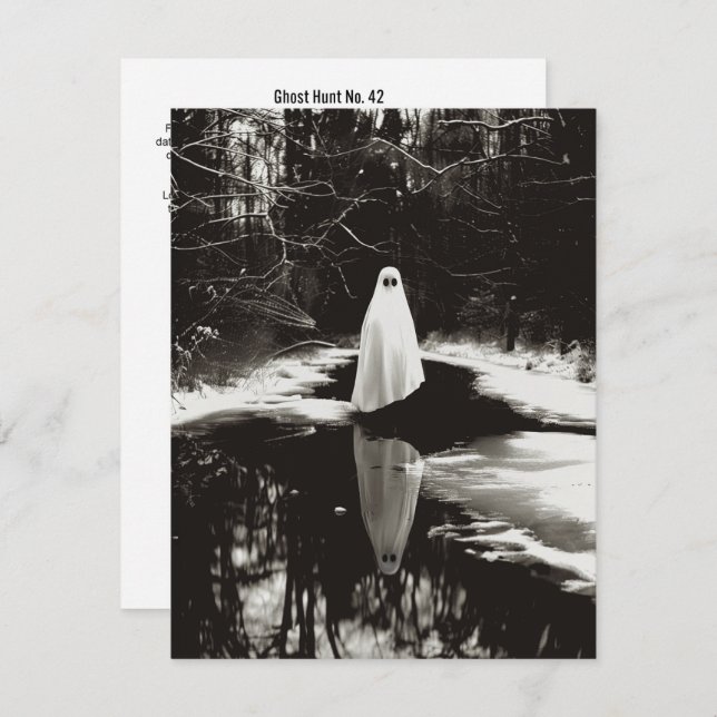 Ghost Hunt Nr. 42 Dankeskarte (Vorne/Hinten)