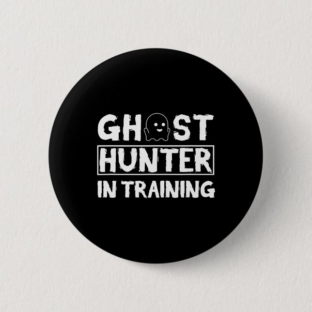 Ghost Hunter Paranormal Investigator Geisterjagd Button (Vorderseite)