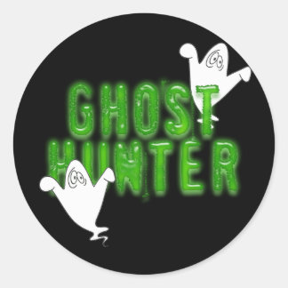 Ghost Hunter Runder Aufkleber
