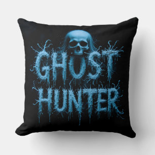 Ghost Hunter Skull Kissen